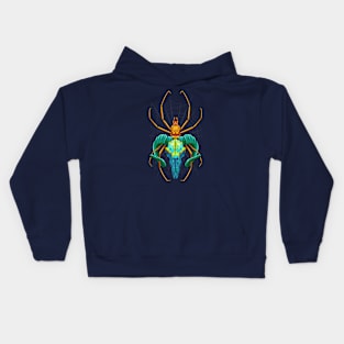 Bright Spider Skull Kids Hoodie